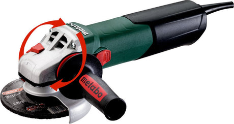 Metabo WeV 17-125 Quick 125 mm 1700 Watt Winkelschleifer – Geschwindigkeitsregelung – Schnellspannmutter – MVT – VTC