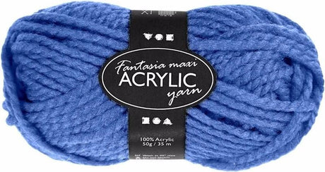 Creativ Company blaues Maxi-Acrylgarn 35 Meter