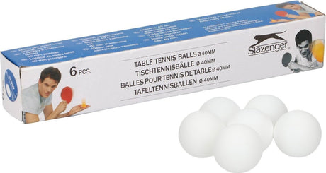 Slazenger Tischtennisbälle, 6 Stk.