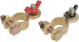Proplus set van 2 accupoolklemmen 17,5 19 mm – voor din-accupolen 12-24v – met vleugelmoer, 35-50 mm² – zwart goud
