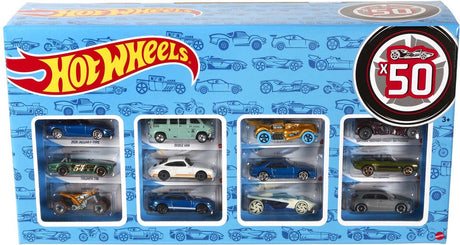 Hot Wheels 50 Auto aus Druckguss – Geschenkbox – Spielzeugfahrzeug
