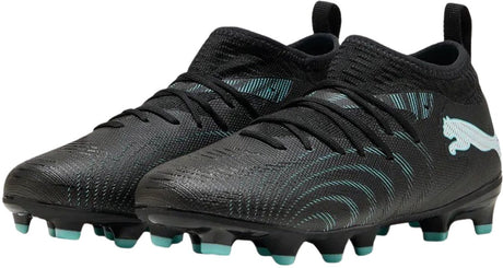 Puma future 9 match fg ag jr unisex sportschoenen - black-intense mint- white 38