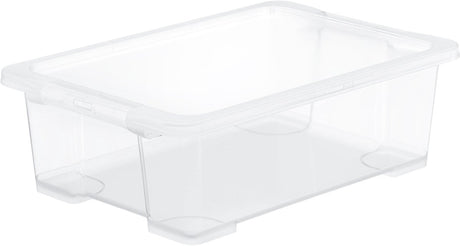 Rotho Core Basic Aufbewahrungsbox - 4er Set - stapelbar - 30 ltr