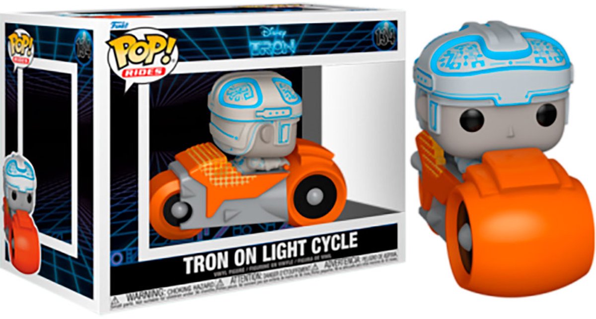 Funko Tron ​​Tron ​​on ​​on Light Cycle (Pop! Rides Deluxe) Vinylfigur 134 Unisex Pop! - neutral - Standard
