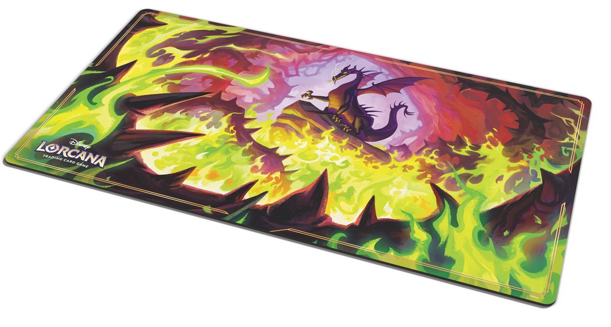 Disney Lorcana TCG: Winter Spell – Spielmatte Dragonfire