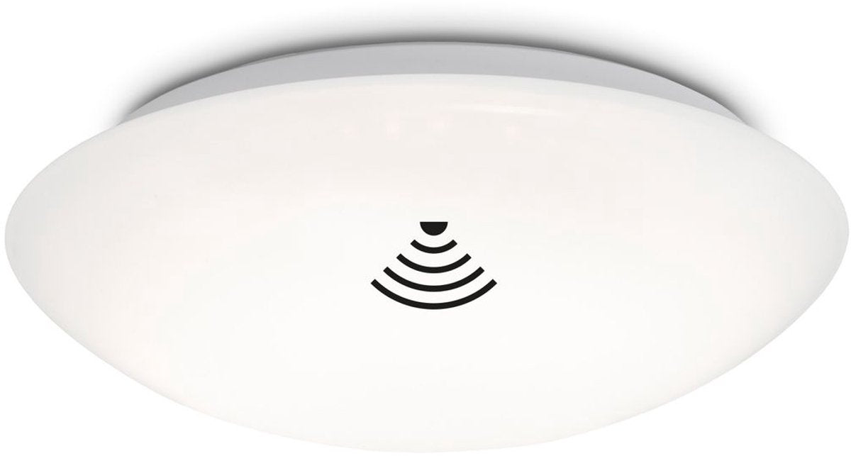 B.K.licht briloner elipso - LED-Deckenleuchte - mit Bewegungsmelder - Badezimmerbeleuchtung - Deckenlampe mit Sensor - Dämmerungssensor - Timer - ø27,8 cm