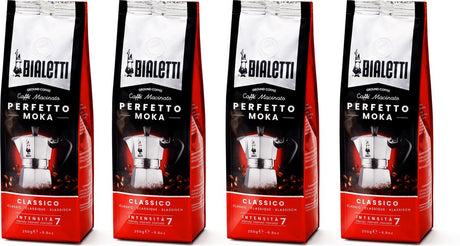 Bialetti Moka Classico gemahlener Kaffee – 4 x 250 Gramm