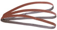 Wolfcraft - Schleifbänder für Bandschleifer 13 x 457 mm - Körnung 40 - 3 Stück - 1724000