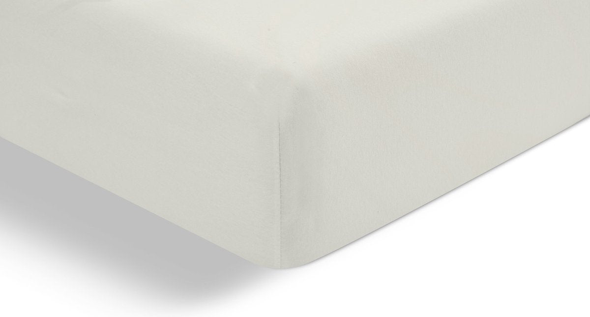 Cinderella hoeslaken - geschikt voor boxspring - jersey - 180x210 220 cm - tot 25 cm - ivoor