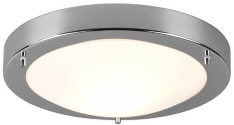 Trio condus - Deckenleuchte - Nickel matt - exkl. Leuchtmittel 1x E27 60W - Badezimmerbeleuchtung - IP44