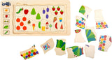 Small Foot - Schichtenpuzzle Raupe nie genug, 36 Teile.