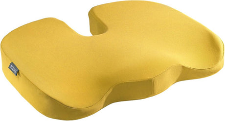 Leitz Ergo Cozy ergonomisches Sitzkissen für Bürostuhl – warmes Gelb