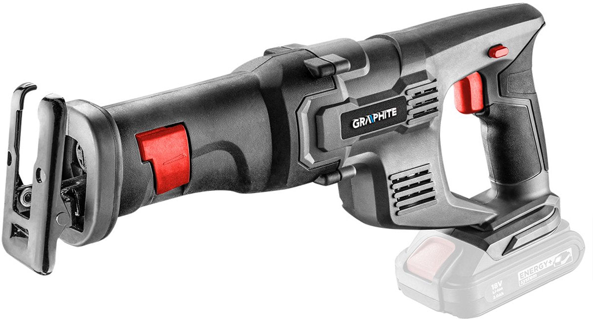 Graphitbatterie-Säbelsäge, 18 V, Li-Ionen-Energie+ 58g017