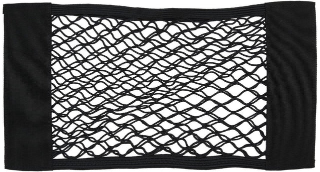 Dunlop auto opbergnet - car mesh storage pocket - extra opbergruimte voor onderweg - eenvoudig te monteren met elastiek - geschikt voor diverse voertuigen - 40x25 cm - zwart