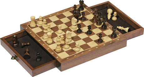 Goki Schachbrett mit Schiebern – magnetisch