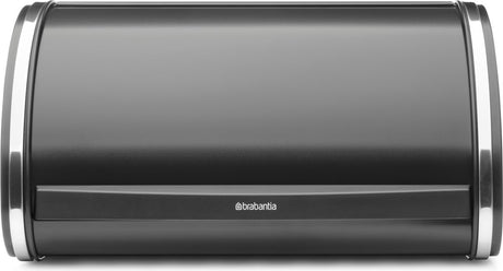 Brabantia Brotkasten – mit Schiebedeckel – mittelgroß – mattschwarz