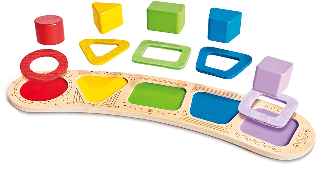Hape Holzpuzzleformen für Kleinkinder – Lernspielzeug.