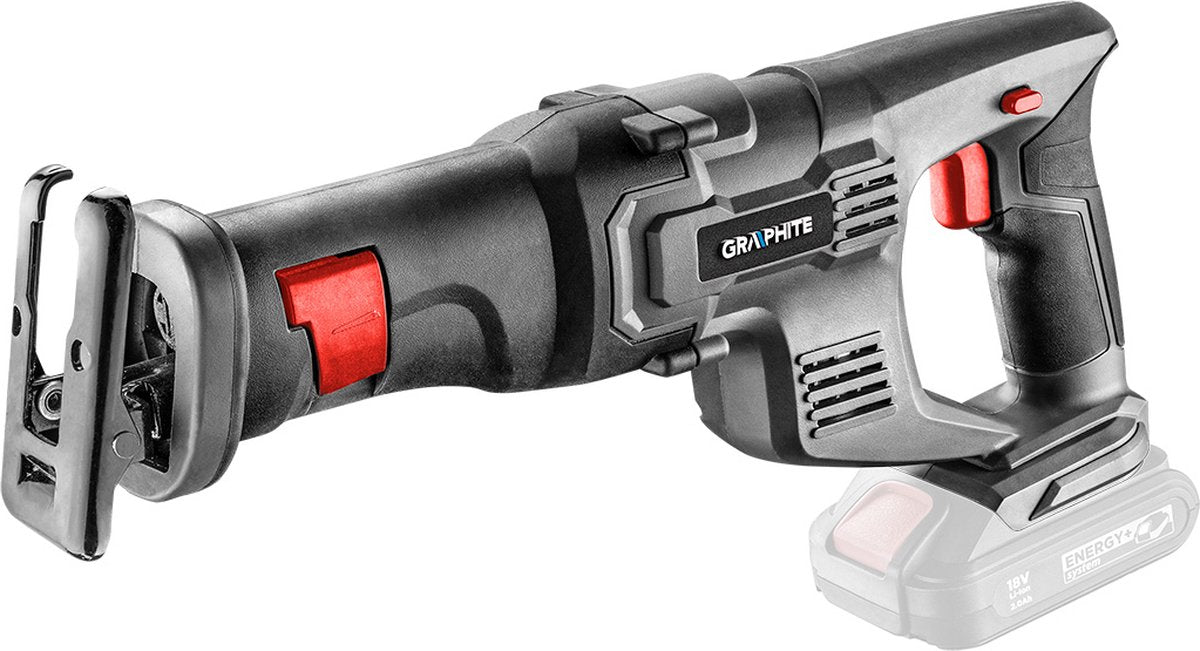 Graphitbatterie-Säbelsäge, 18 V, Li-Ionen-Energie+ 58g017