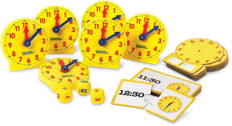 Learning resources about time! groepsactiviteitenset - leerklok 45-delig - vanaf 5 jaar