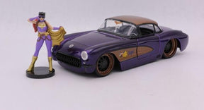 Jada toys 1957 chevy - batgirl - dc comics bombshells - jada 1:24