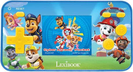 Lexibook Paw Patrol tragbare Spielekonsole Cyber Arcade® Pocket – Farb-LCD-Bildschirm 1,8'' 150 Spiele, darunter 10 exklusive Paw Patrol-Spiele