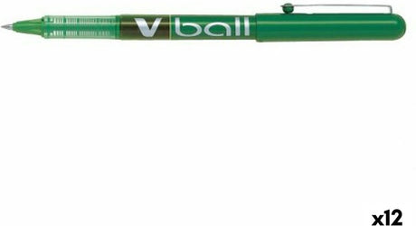 Pilotenroller V-Kugel grüner Ball 0,5 mm (12 Stück)