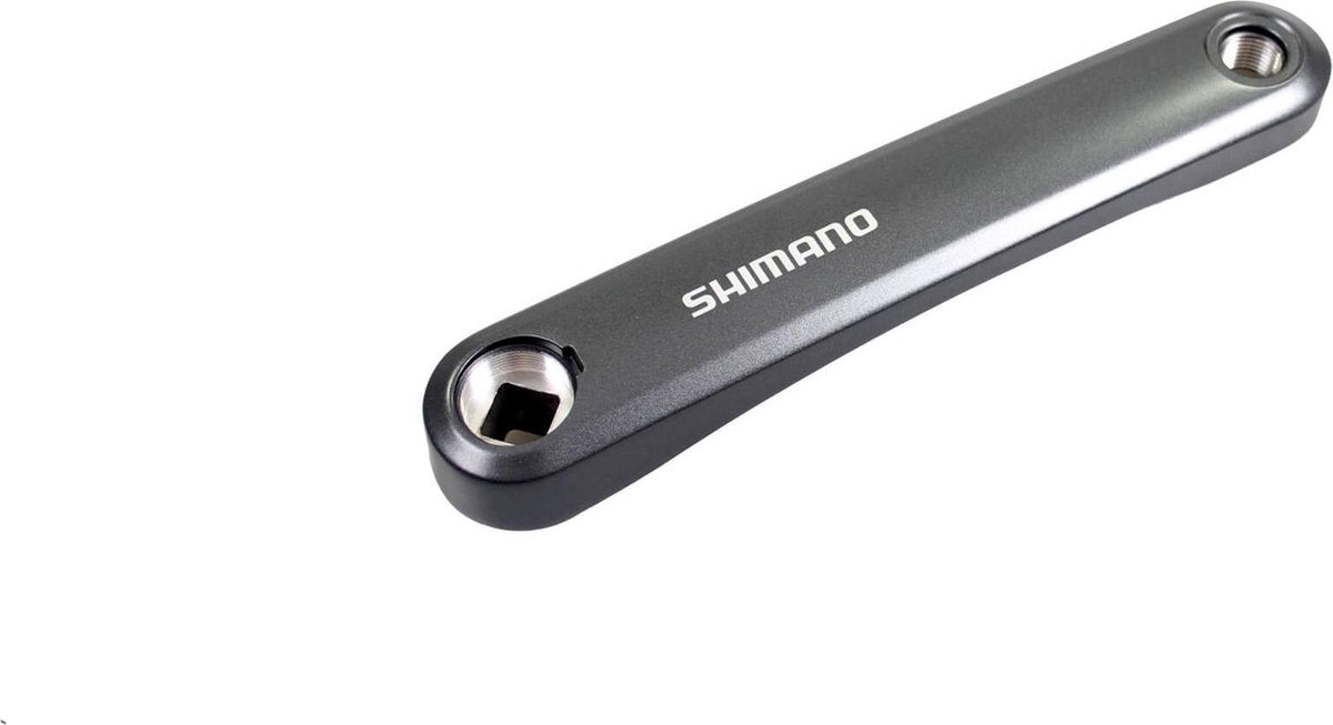 Shimano Steps FC-E6000 Kurbelarm links, silberne Pedalarmlänge 170 mm