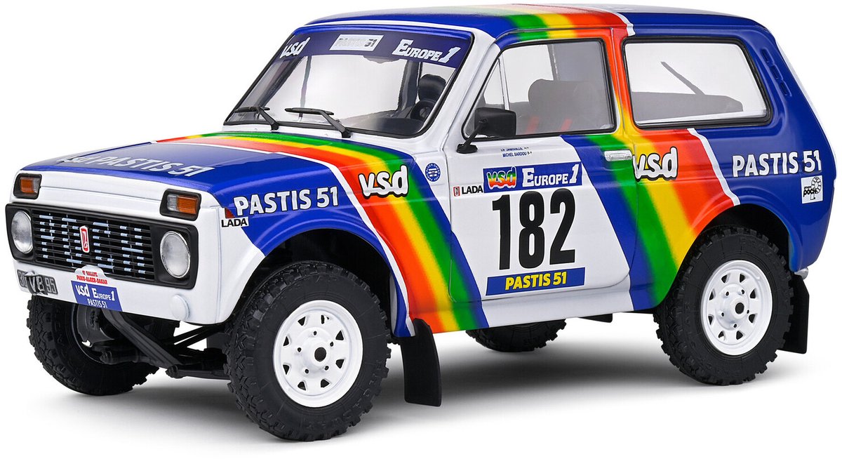 Lada Niva Paris Dakar #182 1984 – 1:18 – Solido
