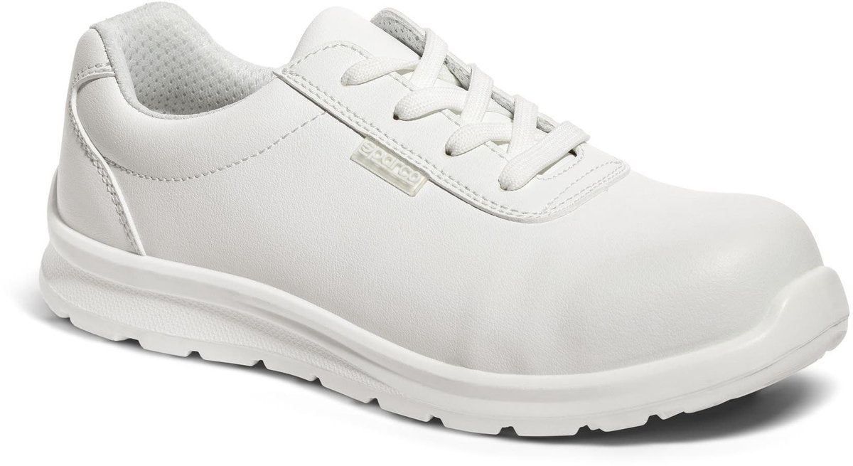 Sparco Arbeitsschuhe S2 – Trackday Laces Walker – Weiß – 45