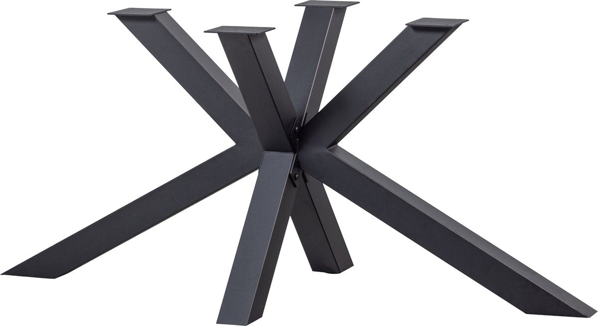 Woood Tablo-Kreuzbein – Metall – Schwarz – 72 x 159 x 77