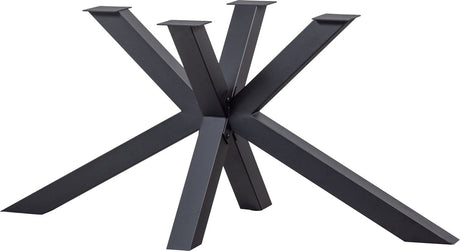 Woood Tablo-Kreuzbein – Metall – Schwarz – 72 x 159 x 77