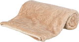 Trixie Hundedecke Barry aus weichem Plüsch beige
