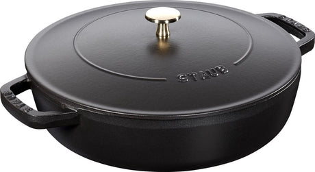 Staub Bratpfanne Chistera - Schwarz - ø 28 cm 3,7 Liter
