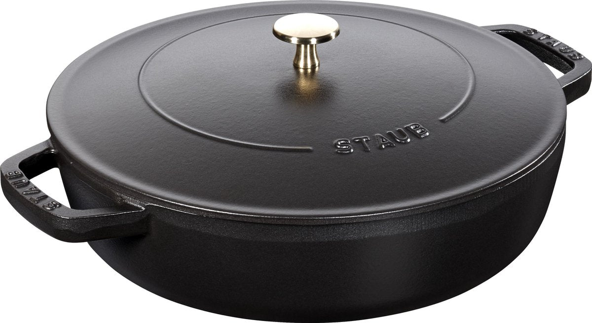 Staub Bratpfanne Chistera - Schwarz - ø 24 cm 2,4 Liter