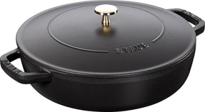 Staub Bratpfanne Chistera - Schwarz - ø 24 cm 2,4 Liter