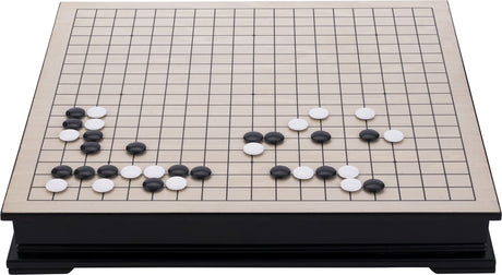 Engelhart go bordspel met zijvakken – 361 kunststof stenen 21 mm – strategisch bordspel –