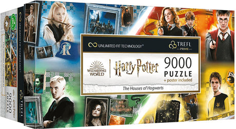 Trefl Puzzle Harry Potter – 9000 Teile – Die Häuser von Hogwarts.