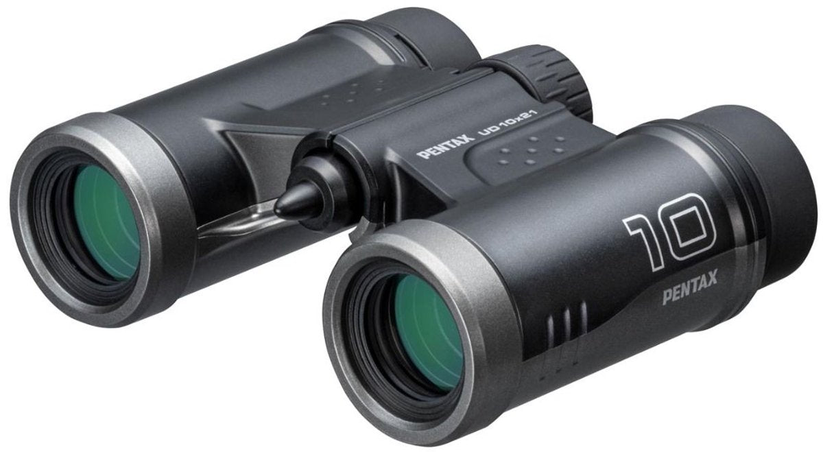 Pentax ud 9x21 black - compacte verrekijker voor natuur en theater - 195 gram