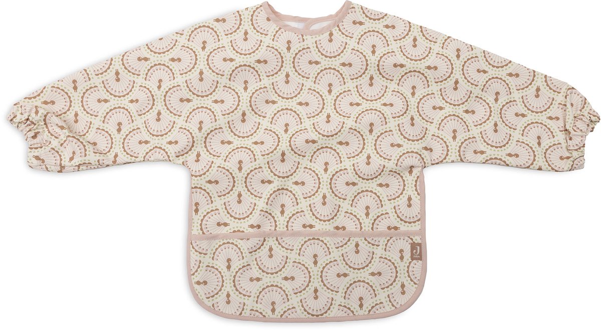Jollein slab waterproof met mouw soft plumes