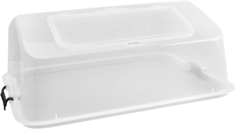 Elho green basics grow garden kweekhuis l - deksel voor kweekbak - 100% gerecycled plastic - 65.5 x 48.3 x 29.2 cm - transparant