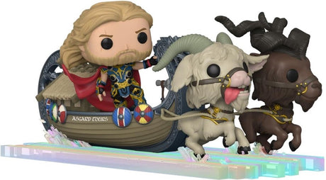 Marvel funko thor - thor: love thunder pop! rides super deluxe thor goat boat 13 cm verzamelfiguur - multicolours