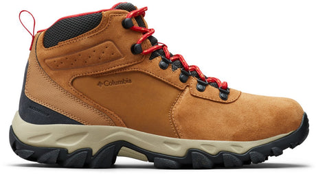 Columbia Newton Ridge Plus II Wildleder WP Herren-Wanderschuhe – Elch, Bergrot