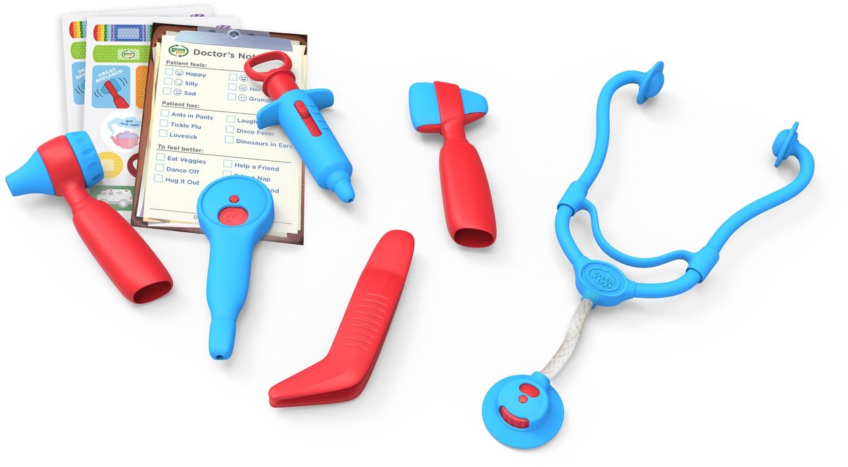 Grünes Spielzeug Spielzeug-Arzt-Set -
