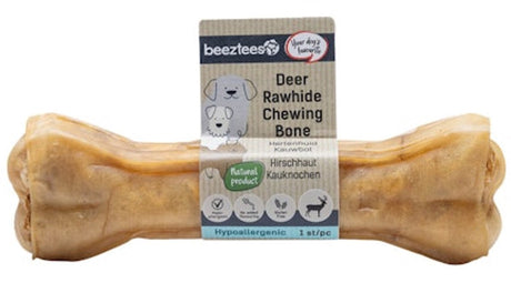 Beeztees hertenhuid kauwbot - 17 cm