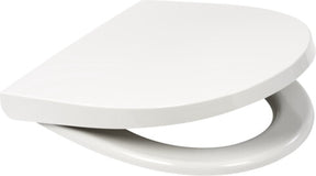 Plieger Zano Compact WC-Sitz – D-Form WC-Sitz – Duroplast – weiß – mit Deckel – Absenkautomatik – Schnellverschluss – passend für Geberit-WC