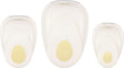 Vaessen creative pons set - figuurpons - eieren - 3 st. - 1,2 tot 3,7 cm