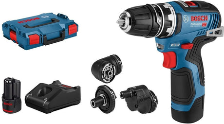 Bosch blau Bosch Professional GSR 12V-35 FC Flexi Clic Akku-Bohrschrauber