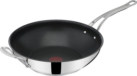 Jamie Oliver von Tefal Tefal Jamie Oliver Cook's Classic – Wokpfanne – ø 30 cm – für alle Herdarten geeignet – Edelstahl – langlebig