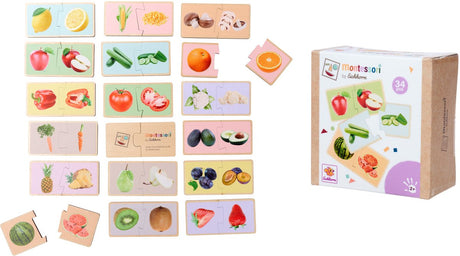 Eichhorn Montessori Lernpuzzle rosa