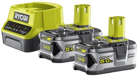 Ryobi rc18120-250 18-V-Li-Ionen-Akku-Starterset (2x 5,0-Ah-Akku)